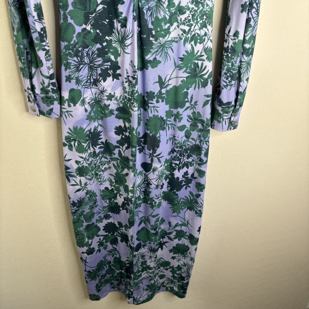 Anthropologie Midi Front Tie Shirt Dress - Picture 8 of 8